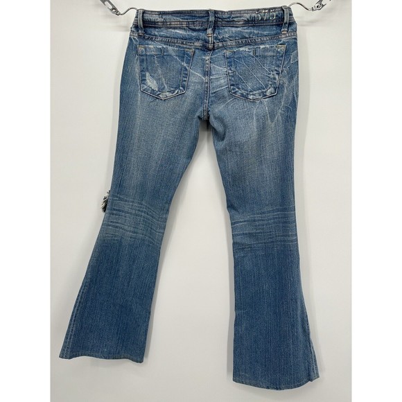 575 Distressed Flare Leg Jeans Womens Size 29 - Picture 2 of 9